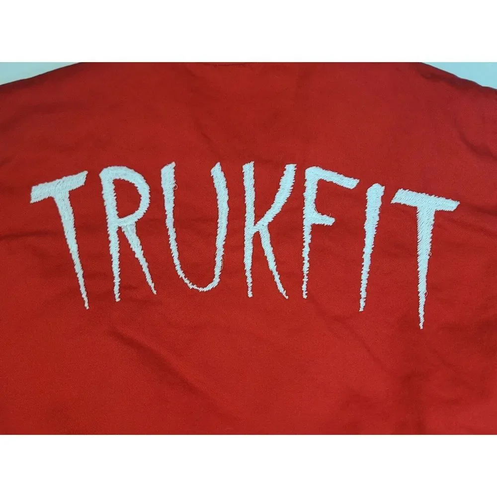 Trukfit Varsity Jacket Mens‎ XL. Vintage Truk Da World RARE!
